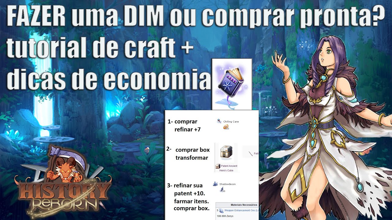 History Reborn - Fazendo a DIM do zero a partir da LT: Compensa mais COMPRAR ou FAZER?