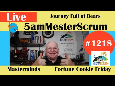 Scary Bears Lightning Talk 1218 #5amMesterScrum LIVE #scrum