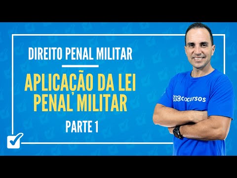 01.01. Class on the Application of Military Criminal Law (Military Criminal Law) Part 1 - Prof. M...