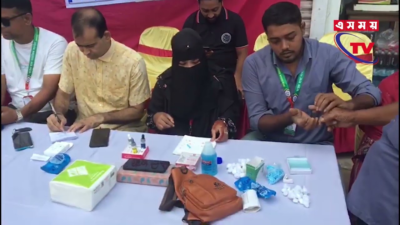 নবীগঞ্জে স্বপ্নের ছায়া'র উদ্যোগে ফ্রি ব্লাড গ্রুপ নির্ণয় ক্যাম্পেইন অনুষ্ঠিত।