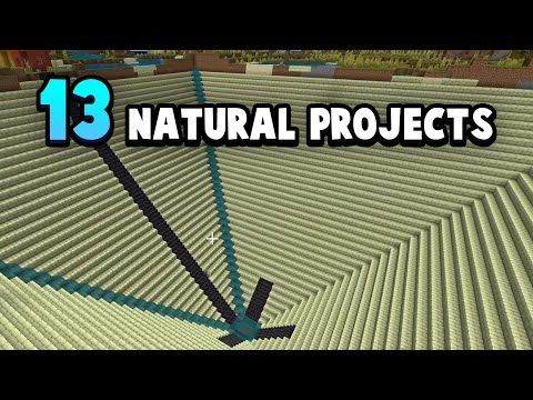 13 Natural MEGA Projects For Your Minecraft World
