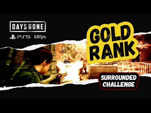 Days Gone - Surrounded Challenge - Gold Rank - PS5 60fps - Greek