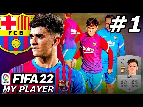 FIFA 22 Gavi Player Career Mode EP1 - THE BEGINNING!🔥