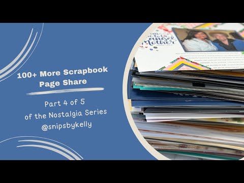 Mega Scrapbook Layout Share with 100+ Pages