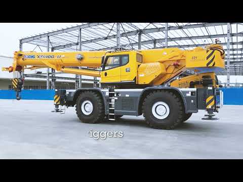 XCMG unveiled its XCR100_U rough terrain crnae at CONEXPO 2023