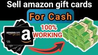 How to convert amazon gift cards into cash with sellmegiftcard  || Burner Guruji