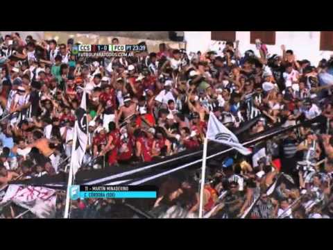 Gol de Minadevino. C. Córdoba 1 - Ferro 0. Fecha 42. Primera B Nacional 2015. FPT.