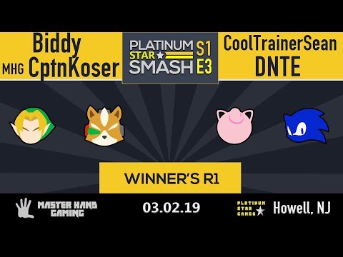 Platinum Star Smash S1:E3 - Biddy + + MHG | CptnKoser vs CoolTrainerSean + DNTE - WR1
