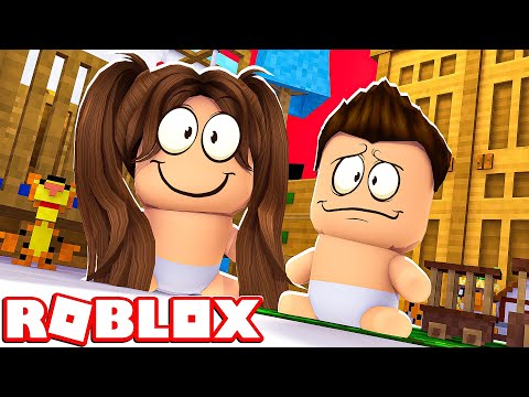 WE BECAME KIDS ON ROBLOX!!