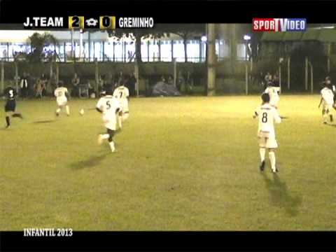 JUNIOR TEAM 2X1 GREMINHO - CRIANÇA EM CAMPO  INFANTIL