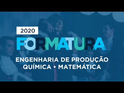 Formaturas 2020/2: Eng. de Produção, Química e Matemática