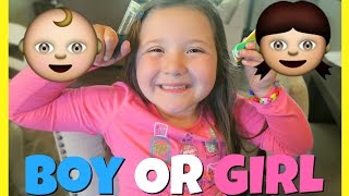 Pregnancy Baby Gender Predictor - Will We Have A Boy Or Girl!?! | Daisys Toy Vlog