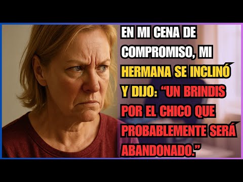 At my ENGAGEMENT DINNER, my SISTER BOWS and SAID, “A TOAST to the BOY who probably..