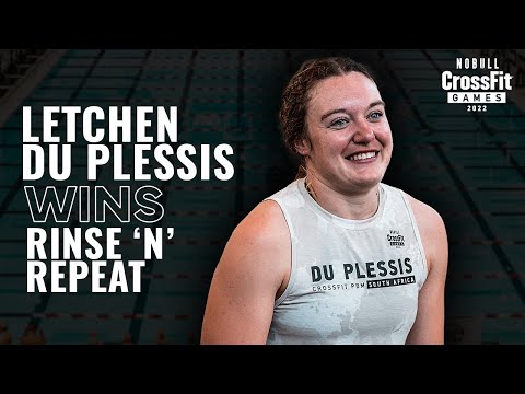 Adaptive Athlete Letchen du Plessis Ranks Top 30 Among Individual Women in CrossFit Games Swim Event