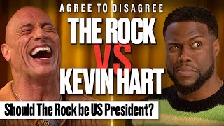 The Rock &amp; Kevin Hart Argue Over The Internets Biggest Debates | Agree To Disagree | @LADbible