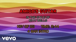 Kitty Wells - Amigo&#39;s Guitar (Karaoke)