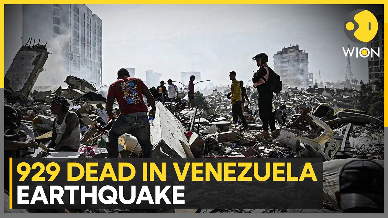 Venezuela Earthquake: Rescue Teams Race to Save Hundreds Trapped in Rubble | WION