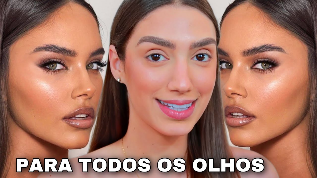MAKE PARA TODOS OS OLHOS!!! MAQUIAGEM QUE DÁ CERTO EM TODOS OS FORMATOS DE OLHOS