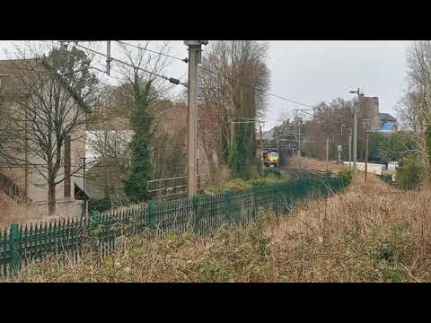 90014/90009 4m83 Coatbridge - Crewe liner, Sat. 6th March 2021
