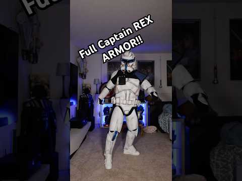 FULL READY TO WEAR CAPTAIN REX ARMOR #cosplay #cosplayer #starwars #captainrex #shorts