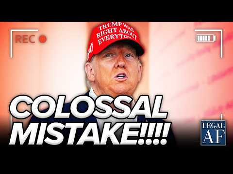 Trump makes COLOSSAL MISTAKE as He’s Hit with BRUTAL BACKFIRE