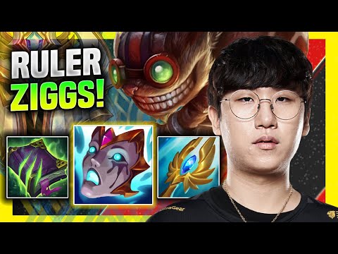 RULER IS A BEAST WITH ZIGGS! - GEN Ruler Plays Ziggs ADC vs Ezreal! | Season 11
