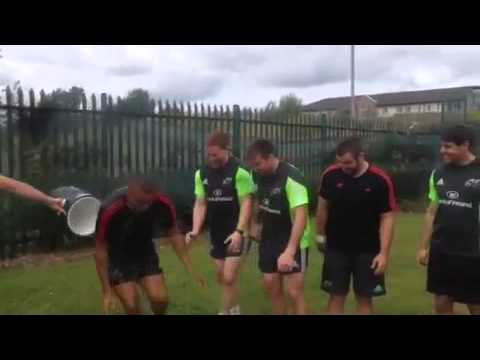Munster's Cork Based Players Complete Ice Bucket Challenge