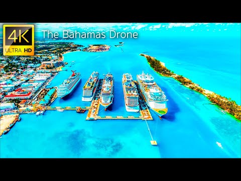 The Bahamas 4K Drone Footage with Relaxing Summer Vibe Music