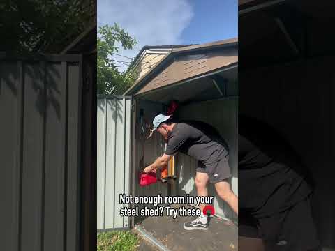 Video: Gator Magnetics Steel Shed Storage Ideas for Yard Tools & Gear video thumbnail