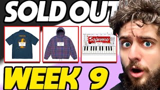What Sold Out From Supreme Week 9 - Top Resale Picks and Surprising Sellouts!