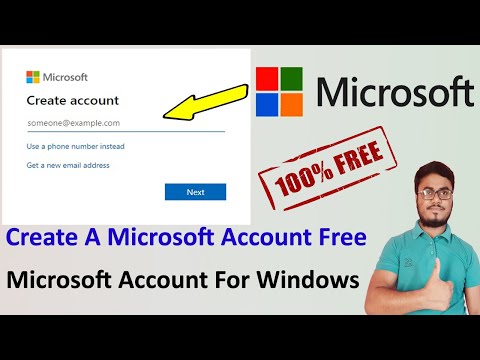 How To Create A Microsoft Account Free 2022 | Create Microsoft Account Free In Windows 10 | In Hindi