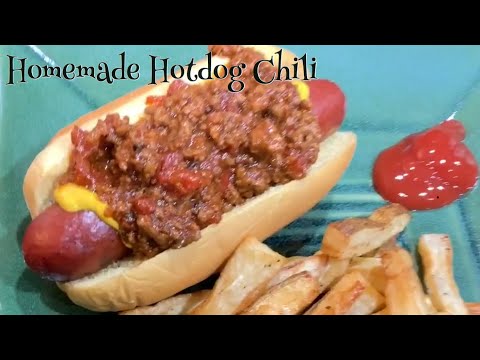 The Best Homemade Hotdog Chili Ever. # hot dogs, # hot dog chili, # chili dogs