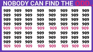 TEST YOUR BRAIN POWER | FIND THE ODD NUMBER/LETTER | PUZZLE QUIZ | EYE TEST.