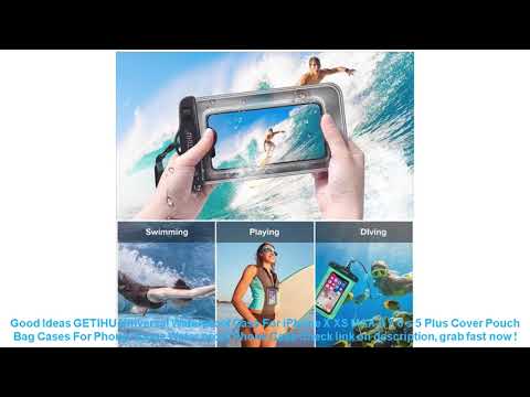 GETIHU Universal Waterproof Case For iPhone X XS MAX 8 7 6 s 5 Plus Co