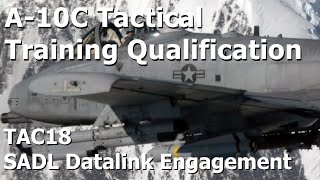 DCS A-10C Tactical Training Qualification - TAC18: SADL Datalink Engagement
