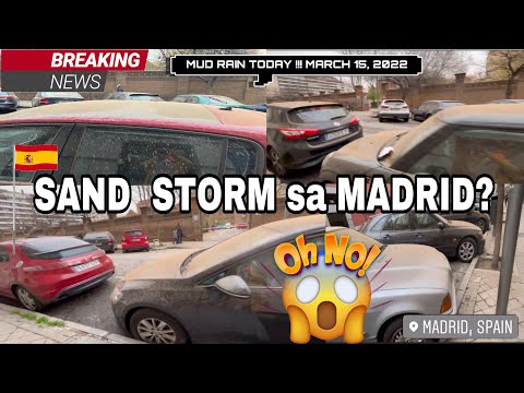 MADRID NAGING MALA-DISYERTO DAHIL SA SAND STORM😱??? FIRST TIME NGA BA ITO NANGYARI? ALAMIN!!!