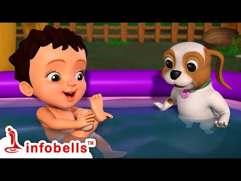 Nahaane Mein Maza Hai Aata | Hindi Rhymes for Children | Infobells