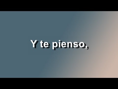 Te Pienso video