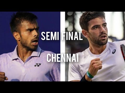 Sumit Nagal VS Nicolas Moreno De Alboran | ATP Challenger Chennai Open 2023 | Semi Final