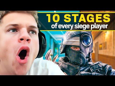 The 10 Stages Of Every Siege Player *JYNXZI REACTS*