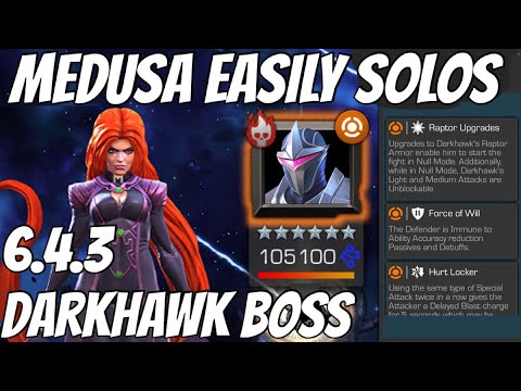 Medusa SHUTS DOWN 6.4 Darkhawk Boss - SOLO!