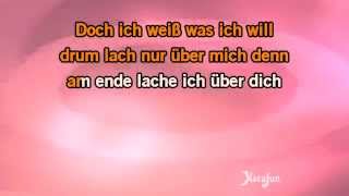 Karaoke Wenn du denkst du denkst dann denkst du nur du denkst - Juliane Werding *