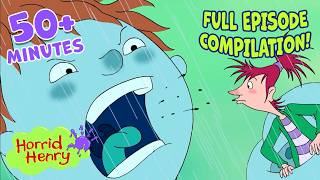 Henry's a Monster Octopus | Season 3 Clip Compilation | Horrid Henry | 1+ HOUR