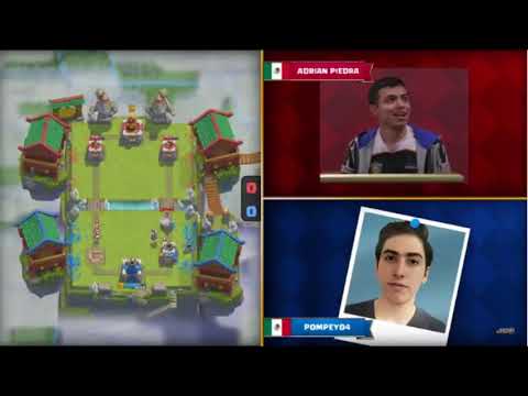 ¡¡ADRIAN PIEDRA VS POMPEYO4!!  batalla epica CROWN CHAMPIONSHIP   CLASH ROYALE