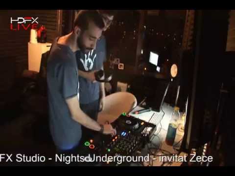 Zece (Vali Dobrogeanu & JBD) @ Nights Underground #022 @ Studio HDFX - 18.04.2013