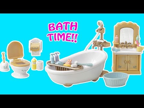 Sylvanian Families Vonios kambarys video