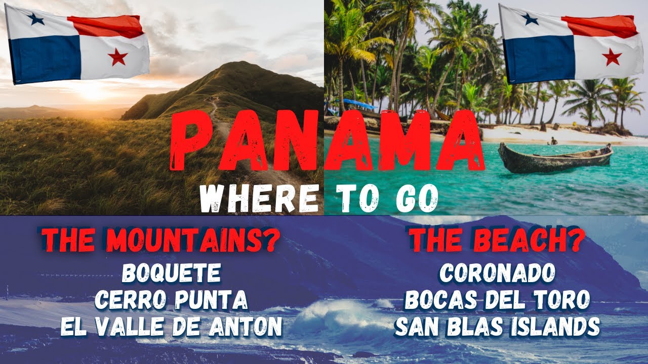 Travel to Panama 🇵🇦 Best places: Boquete, Coronado, Bocas del Toro, San Blas Islands, El Valle, etc.