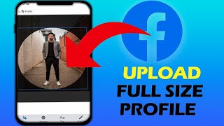 How to upload full size facebook profile picture without crop (EASY STEPS)