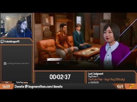 Lost Judgment | The Kaito Files - Any% (Any Difficulty) Speedrun by rebeldragon95 | BSG Online 9