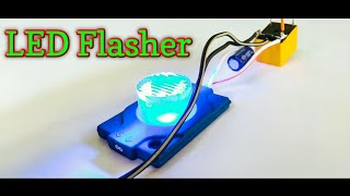 12 Volt LED flasher using Relay